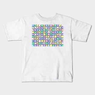 Jigsaw puzzle pastel colours Kids T-Shirt